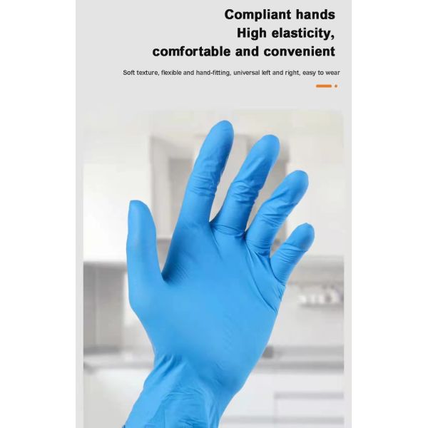 Disposable Medical Nitrile Gloves 7 Mil Plastic Powder Free