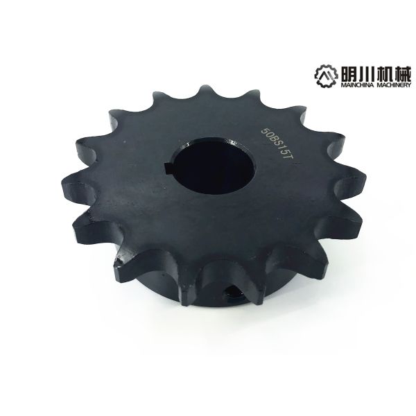 Forged Black Stainless Steel 50BS15T Link Chain Sprocket Strong Processing Capacity
