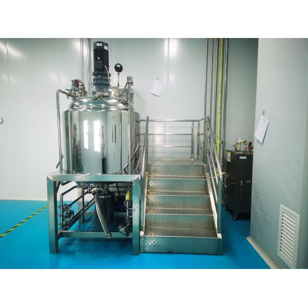 500L Cosmetics Vacuum Homogenizing Emulsifying Tank with Circulation System