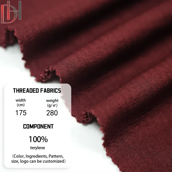 Heavy Weight Knitting Polyester Ribbed Winter High Quality Textile Hoodie Fabric Factory