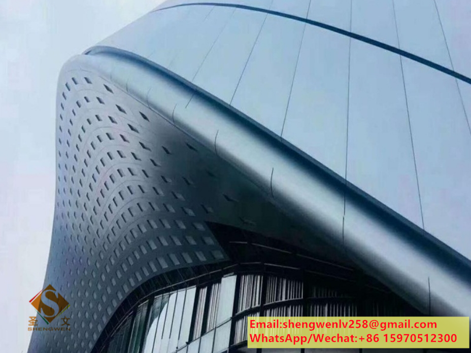 Metal aluminum facade aluminum panels for building facade customized metal sheet 3mm