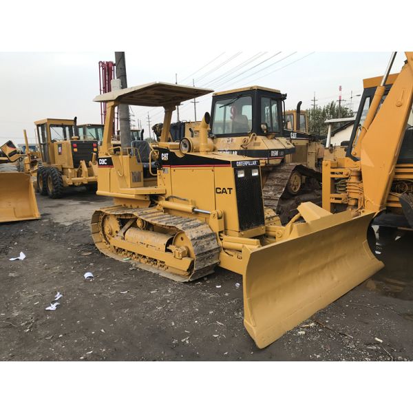 Open Cabin D3C Used Mini Dozer CAT 3046 Engine 76hp Good Condition