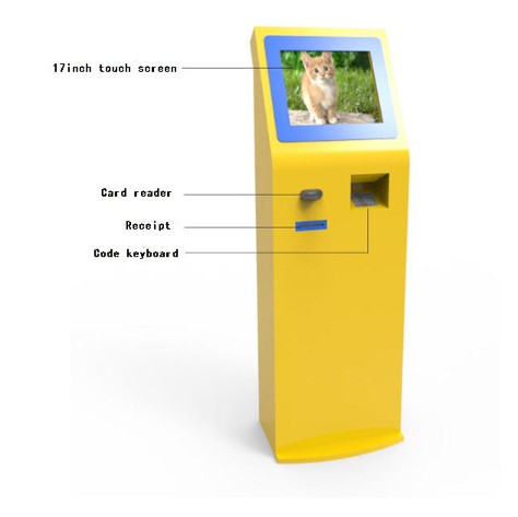 Check Scanner 220V-240V Self Service Kiosk With Receipt Printer