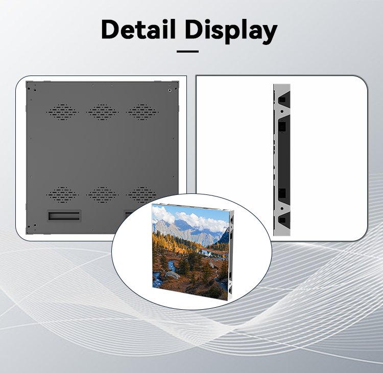 Commercial Flexible COB Outdoor Led Display Module Curved Video Wall For Stage Event