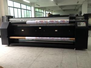 China Epson DX7 Printhead Custom Flag Printing Machine With Black Body on sale