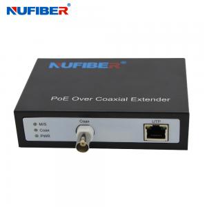China 48 - 52VDC POE Ethernet Over Coax Extender For CCTV IP Camera on sale