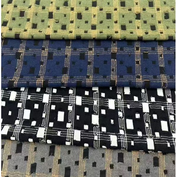 100%Cotton Cheched 130gsm Fashion Shirt Fabric Plaid Fabric Blends Artistic