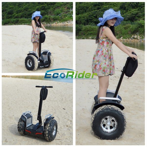 Electric Chariot Yellow Self Balancing Scooters CE Approved Three Modes Switching