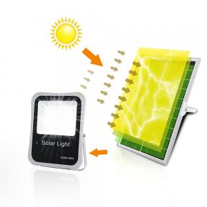Buy cheap Die Casting Aluminum Solar Led Floodlight Ip65 50w 300w Intelligent Remote Control product