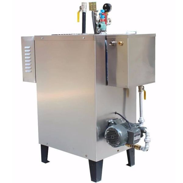 Vertical Tubular Gas Fired Steam Generator Q345R Steel Plate Material Full Combustion