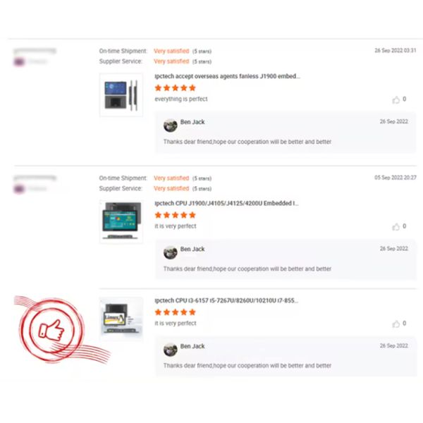 Fanless 19 Inch Android Panel PC IP65 Waterproof High Brightness Capacitive Touch Screen VESA Mount