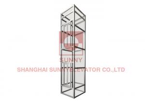 China Aluminum Alloy Shaft Elevator Cabin Decoration Steel Structure Well Frame on sale
