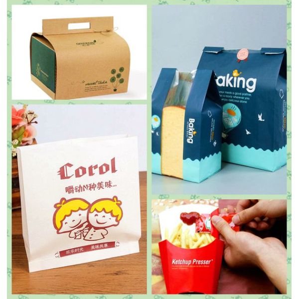 Food Grade Waterproof PE Coated Paper With 50G Paper Core For Fast Food