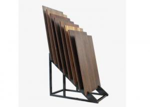 Buy cheap Steel Header Bamboo Flooring Display Racks , Modern Metal Display Unit product