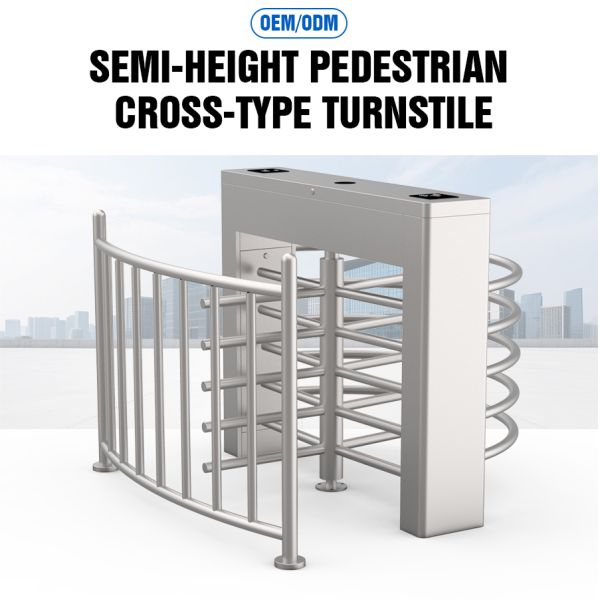 Durable Tested Gate Full Height Turnstile 1.5mm Thickness 20 Persons / Min