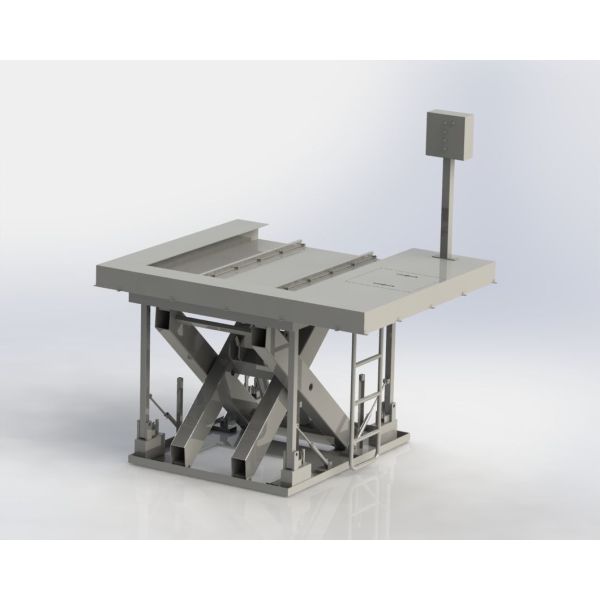 15ton Loading Dock Table with Hydraulic Leg Hydraulic Lift Table