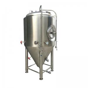Buy cheap 100L Stainless Steel Cooling Jacket Conical Fermenter for B2B Homebrewing product