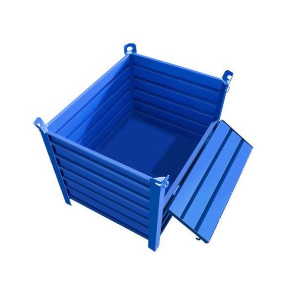 Rigid Corrugated Metal Steel Stillages Cage For Automotive Industry
