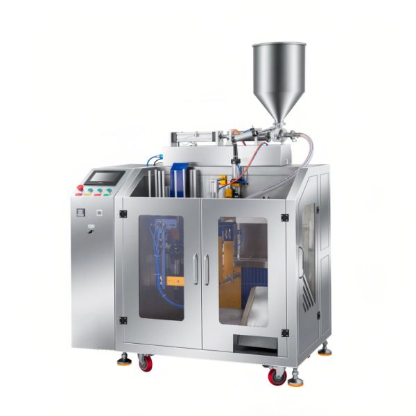 Cream Liquid Premade Pouch Packing Machine 220V / 110V Automatic Premade Pouch Packing Machine