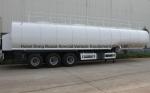 50Ton liquid Asphalt Tanker Semi-trailer with 2TBL45P BALTUR Heating and