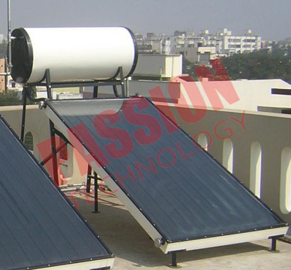 Quality High Powered Flat Plate Solar Water Heater 150 Liter Long Service Life for sale