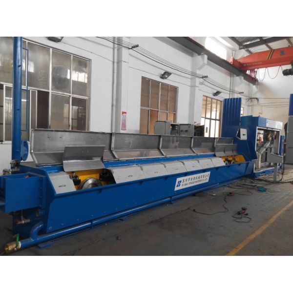 400 / 13 DT Copper Rod Breakdown Machine With Annealer , Large Drawing Machine