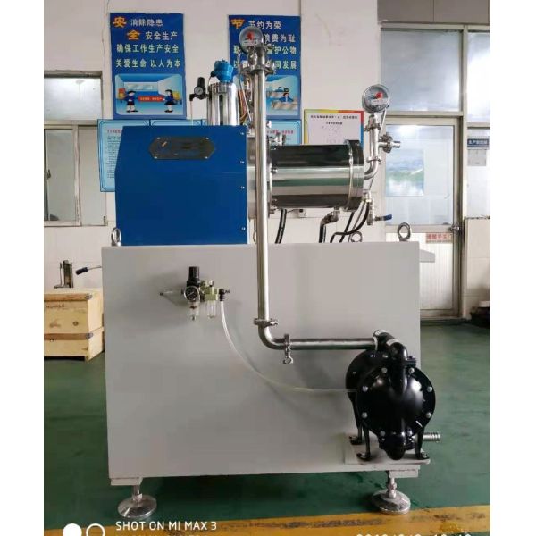 3L Capacity Horizontal Nano Sand Mill / Bead Grinding Machine For New Materials