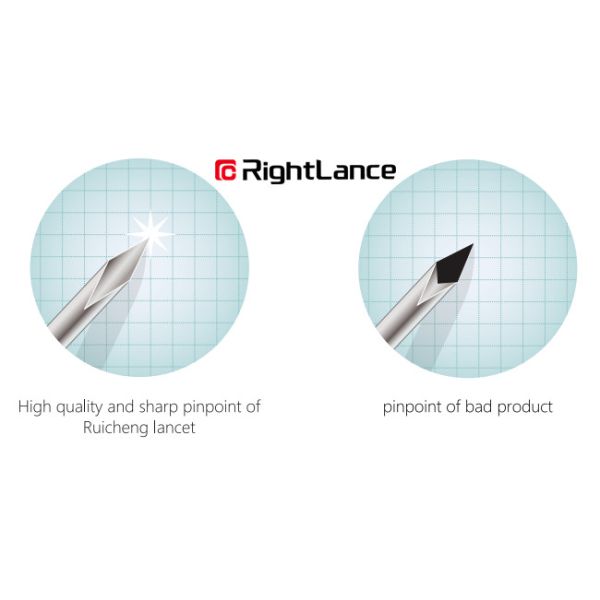 Blue 25G 0.50mm Twist Lancet To Check Blood Sugar Disposable Lancet Needle