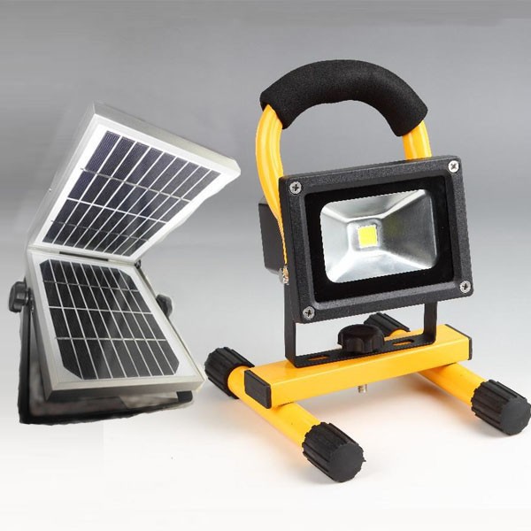 Energy saving IP65 waterproof pir motion sensor 10W outdoor solar led flood light