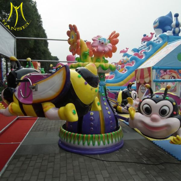 Hansel outdoor amusement park portable small merry go round carousel for sale