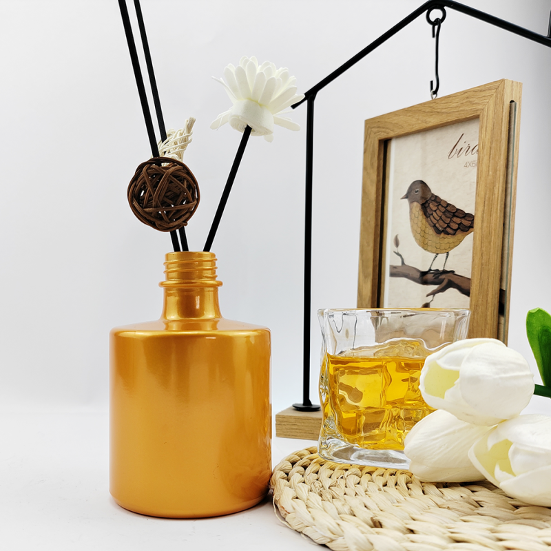 Customer's Choice Clear Glass Reed Diffuser Bottle Acceptable Logo 100ml 150ml 200ml