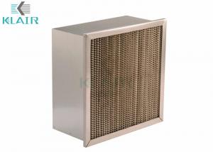 Buy cheap Ashrae Merv 14 Air Filter High Temperature Series With Single Header Frame product