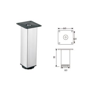 Buy cheap Luxury Replacement Furniture Legs , Chrome Furniture Legs Prevention Of Scratch product