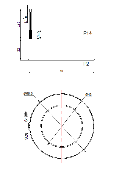 Stromwandler Single Phase Electrical Transformer Ferrite Core Type High Precision