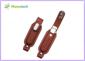 Buy cheap Portable Creative Leather USB Stick / Black Leather USB Memory Disk product