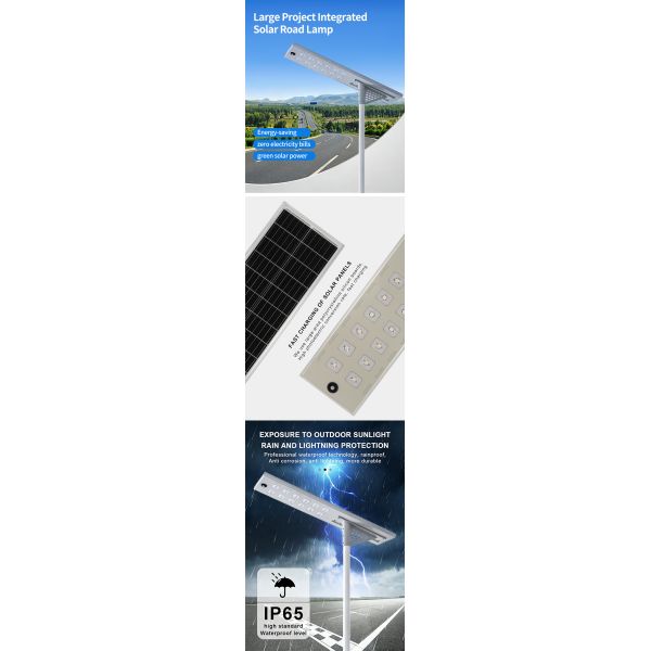 COB Solar Street Light with Motion Sensor, Triple Control Modes, Easy Install, IP65 Waterproof for Farm & Warehouse Perimeter