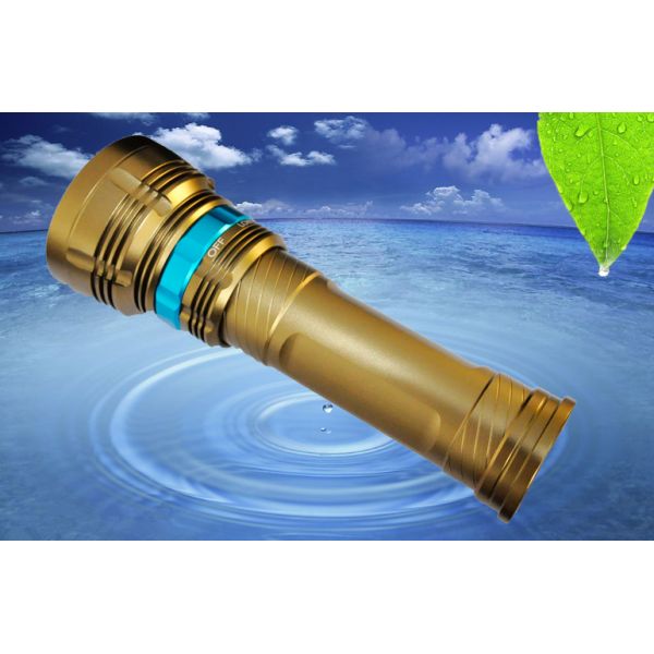 Scuba Diving Flashlight Scuba Diving Torch 8000Lm Aluminum Alloy Material