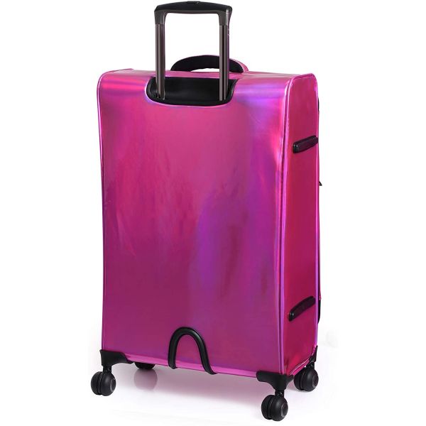 Expandable Spinner Wheels Holographic Soft Trolley Luggage