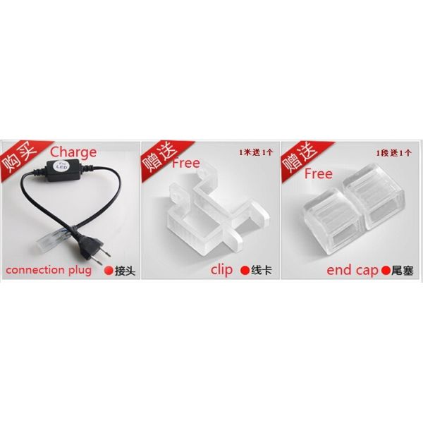 AC230V flexiable PCB LED Strips Light waterproof , exterior led strip lighting