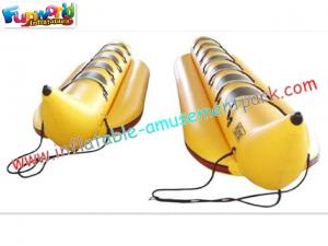 China Children funny Inflatable Banana Boat Towables Toys with thick O anchor point for river on sale