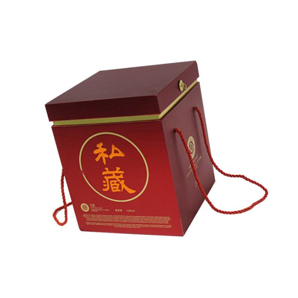 OEM Corrugated Packaging Box With Handle FSC ISO certificate