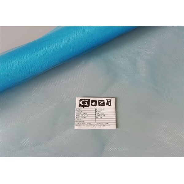 Customized Insect Mesh Netting Hail Damage Protection 30 To 125 G/M2 Weight