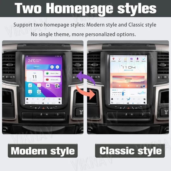 10.5 Inch Android Car Head Unit For 2013-2018 Dodge Ram 1500