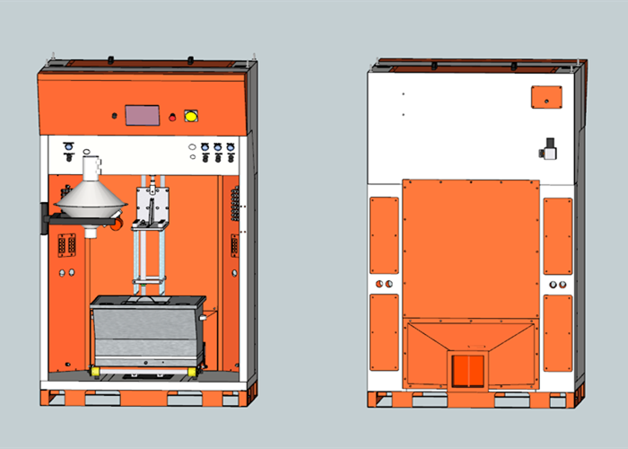 High Efficiency Automatic Powder Feed System For Powder Coating Booth