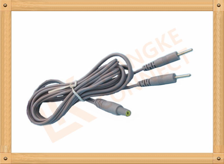 Safety 2.35 To 2.0 2 Pin Tens Unit Replacement Leads / Tens Unit Accessories