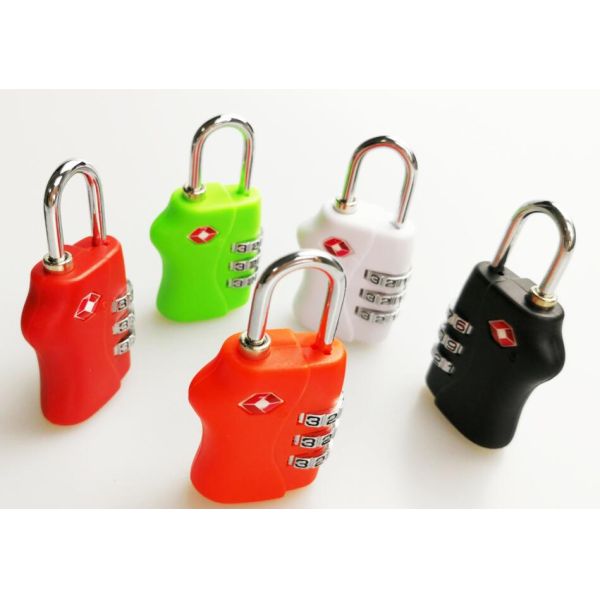 Heart Shape TSA Recognized Locks , Authorised PC Travel Combination Padlock For Suitcase