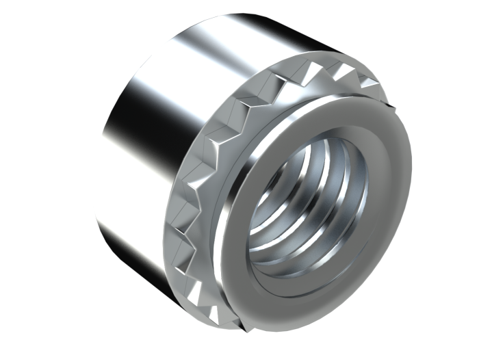 M8 M10 High Strength Clinching Nuts Zinc Galvanized Grade 8.8 10.9 for sheet metal