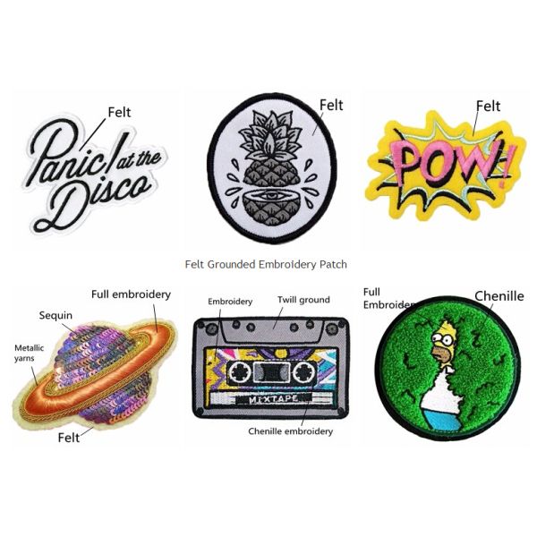 Leather Material Elegant Custom Clothing Patches With Hook And Loop
