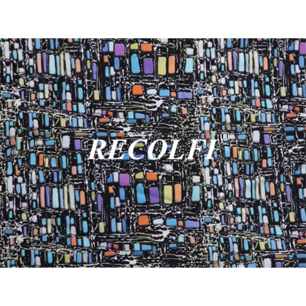 Poly Yarn Spandex Pattern Print Activewear Knit Fabric Waterproof Airproof