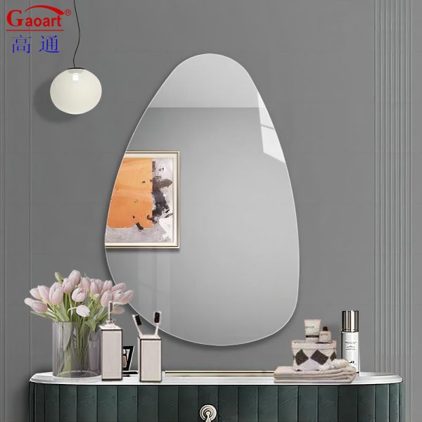 Versatile Frameless Mirror for Customizable Options Available
